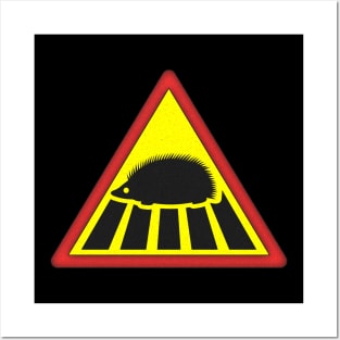 Porcupine Warning Posters and Art